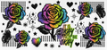 0703 Neon Rose