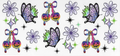 0705 Butterflies/Flowers/Roses