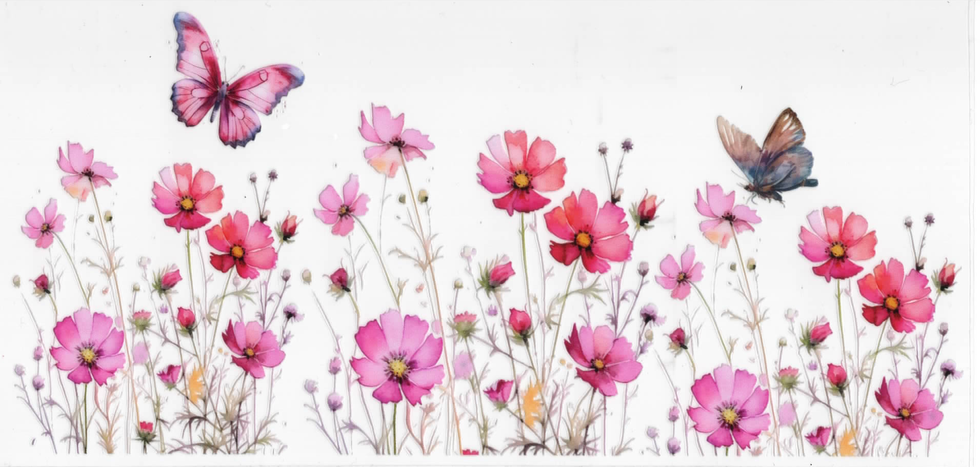 0706 Butterflies/Flowers/Roses