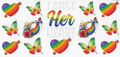 0720 Butterflies/Hearts