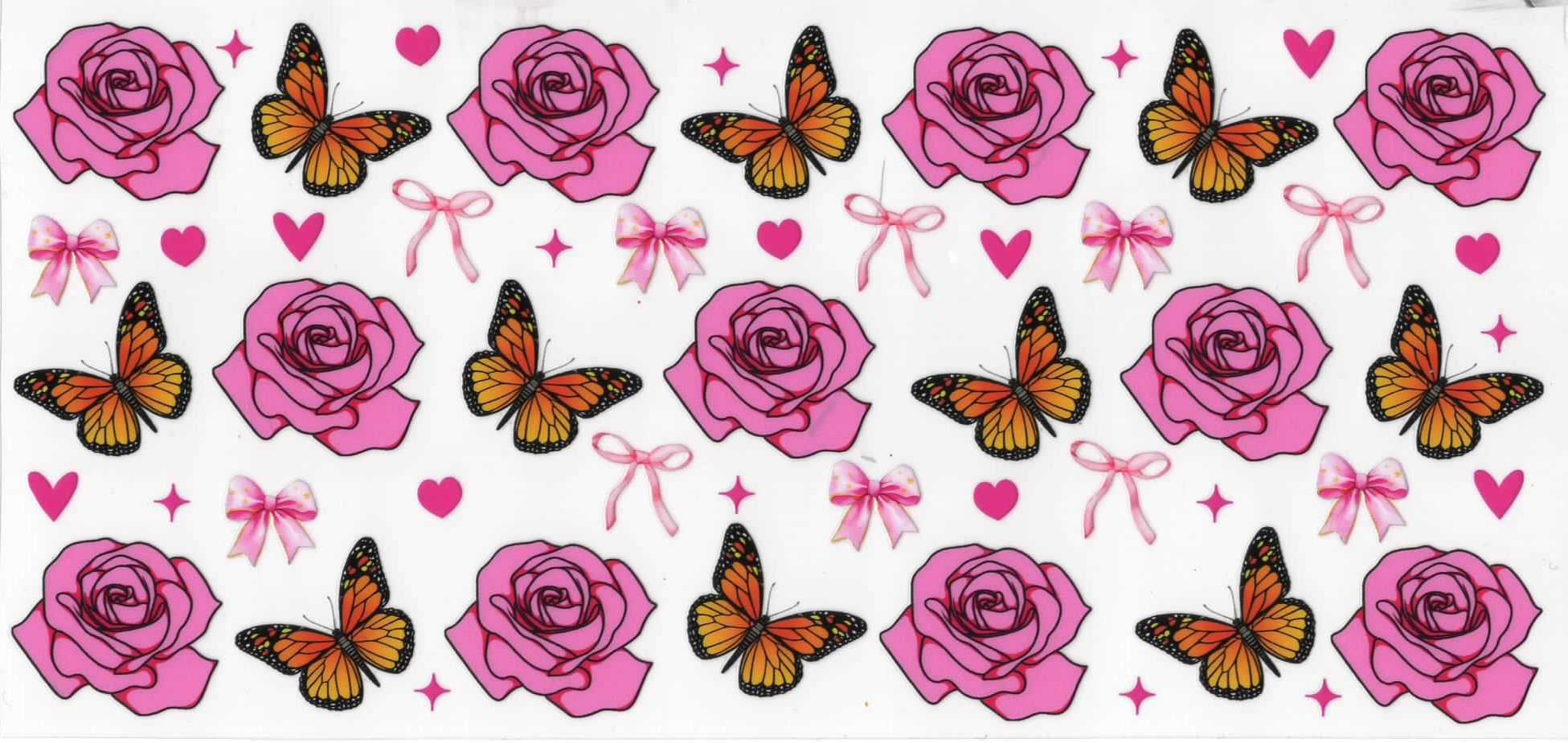 0715 Butterflies/Roses
