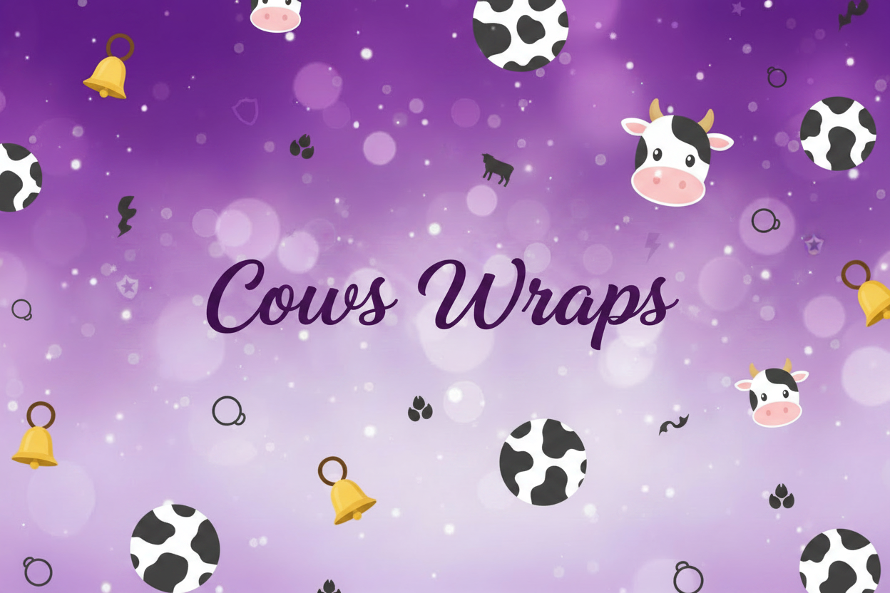 Cows Wraps More Prints Banner
