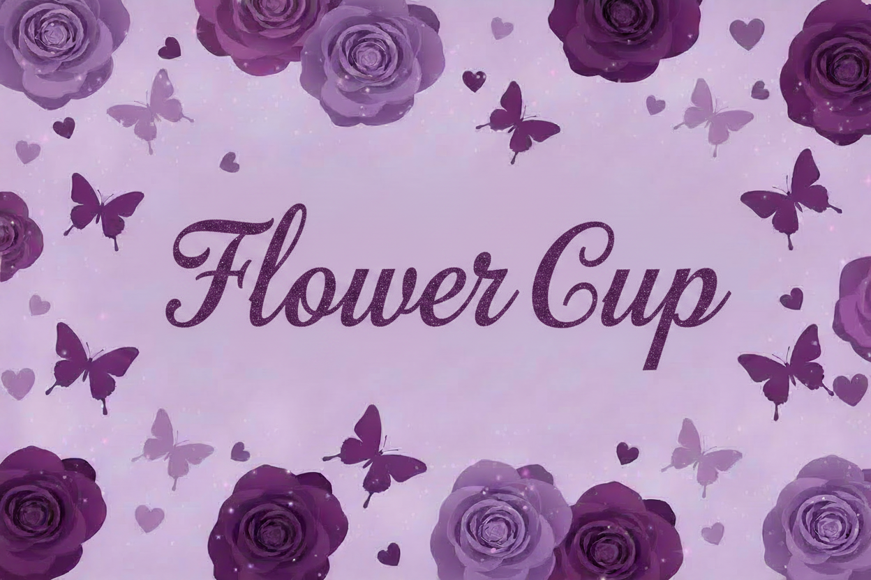 Flower Cup Banner