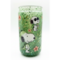 Green Glitter Tumbler White Background
