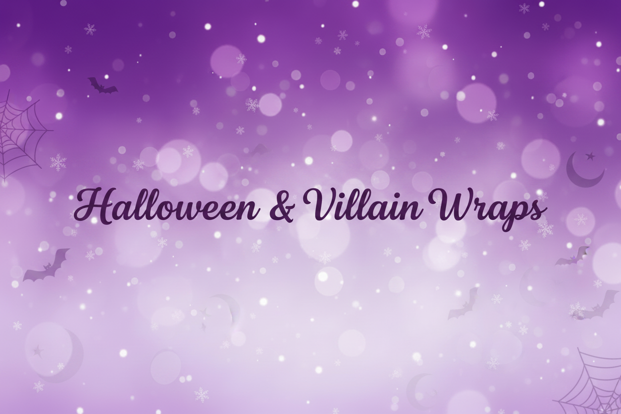 Halloween & Villain Wraps Banner