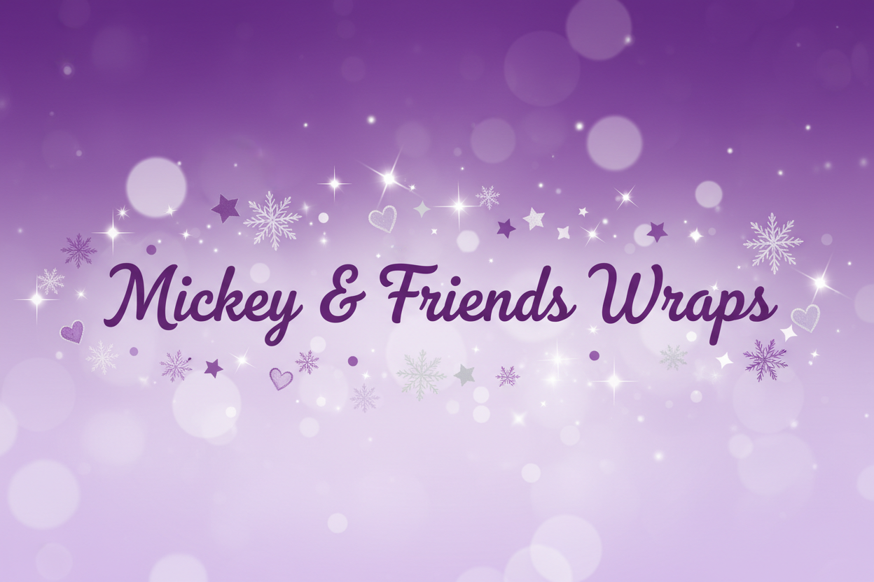 Mickey & Friends Wraps Banner