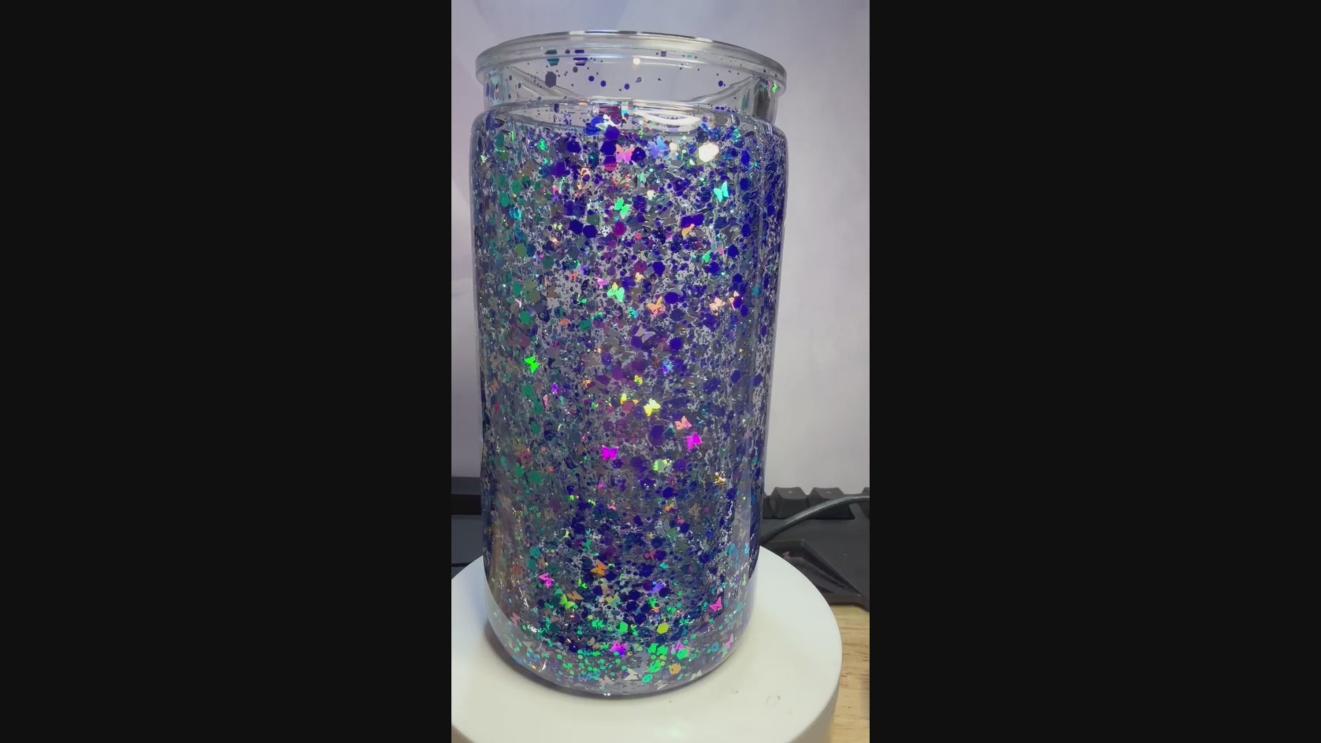 16oz Glitter Cup