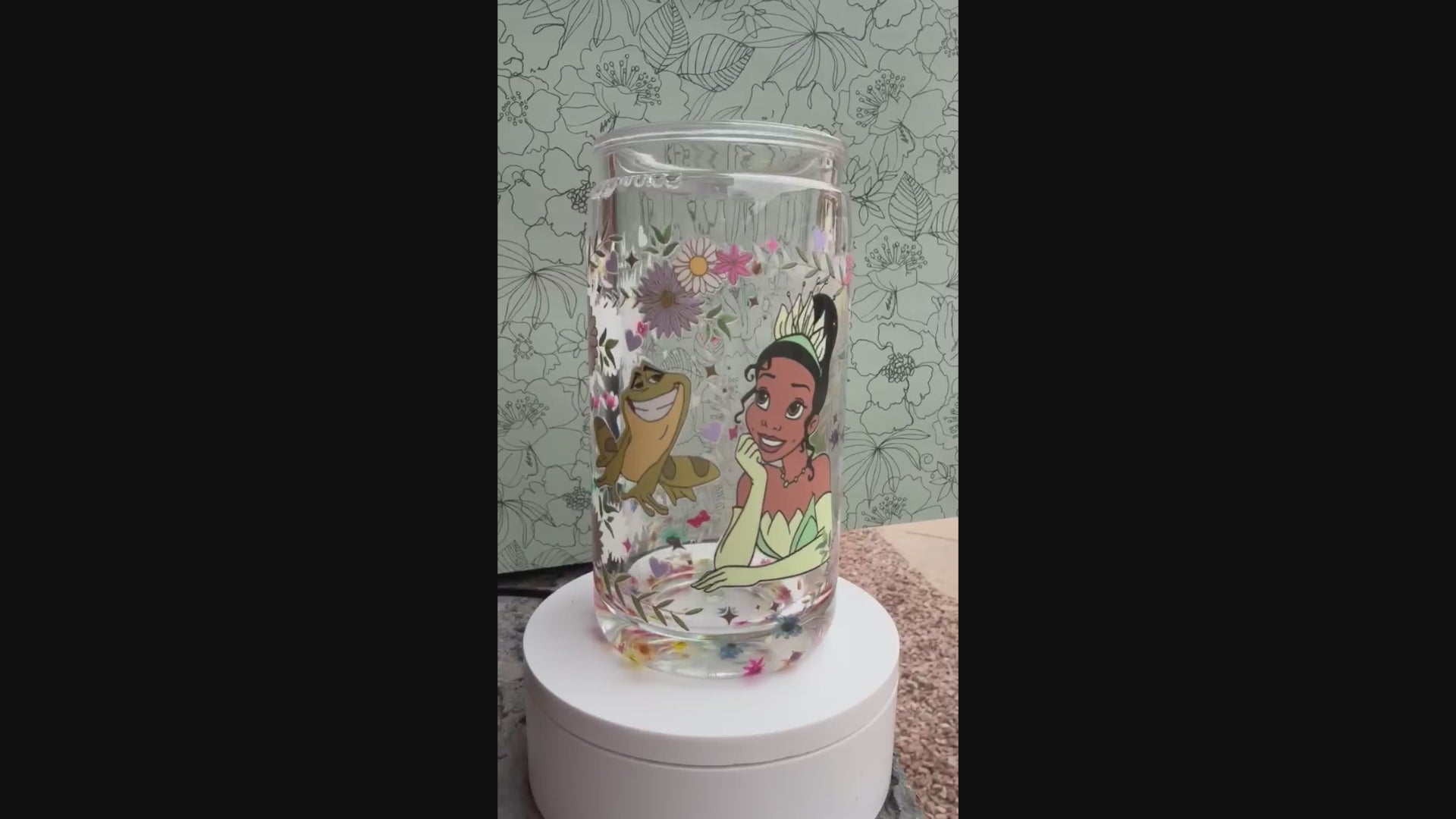 16oz TIANA FLOWER CUP