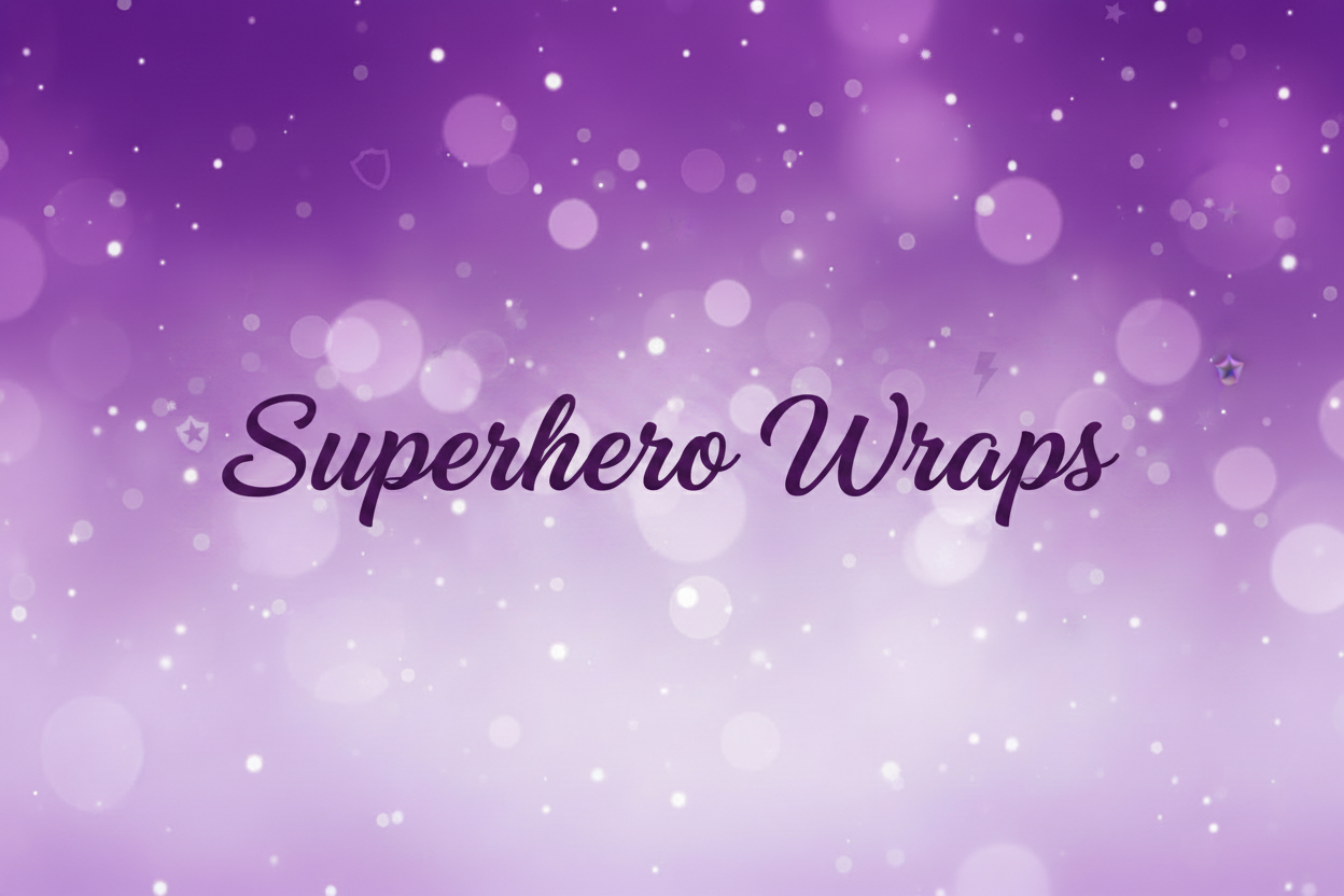 Superhero Wraps Banner